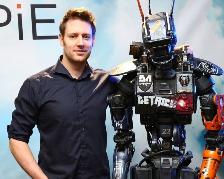 pose de robot tirador multijugador blomkamp