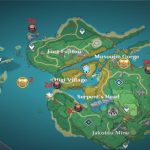 Genshin Impact Yashiori Island Lujoso cofre Guía Electro Seelie Espada Empuñadura Rompecabezas Texto perdido 1 Mapa