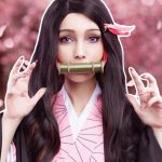 KALLI 'revela su hermoso cosplay de Nezuko de Demon Slayer