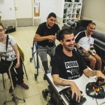 Cuatro participantes de House of Wheels en Israel.