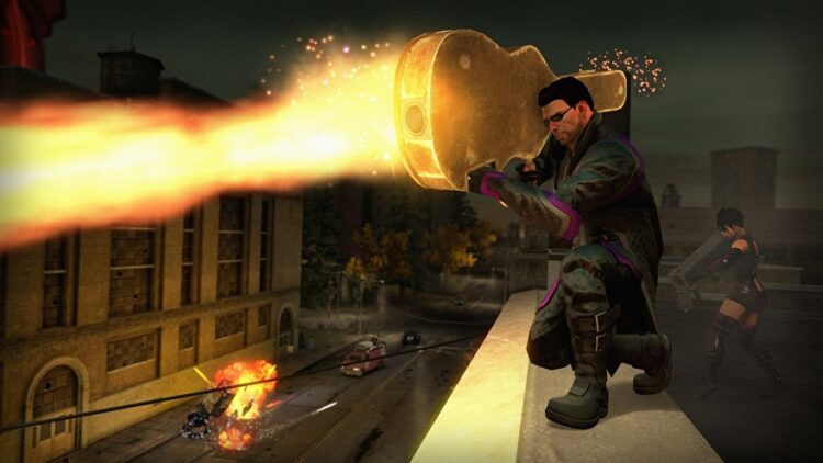 Saints Row reinicia el láser de guitarra