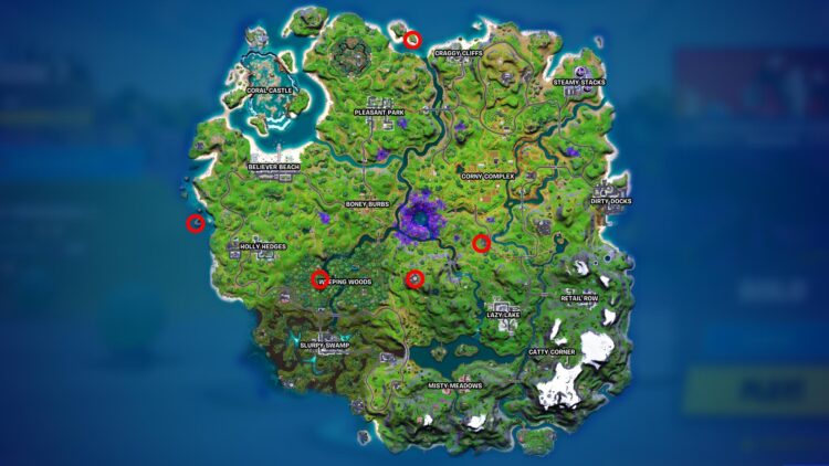 Fortnite Season 7 Alien Artifact Ubicaciones Semana 9 Kymera