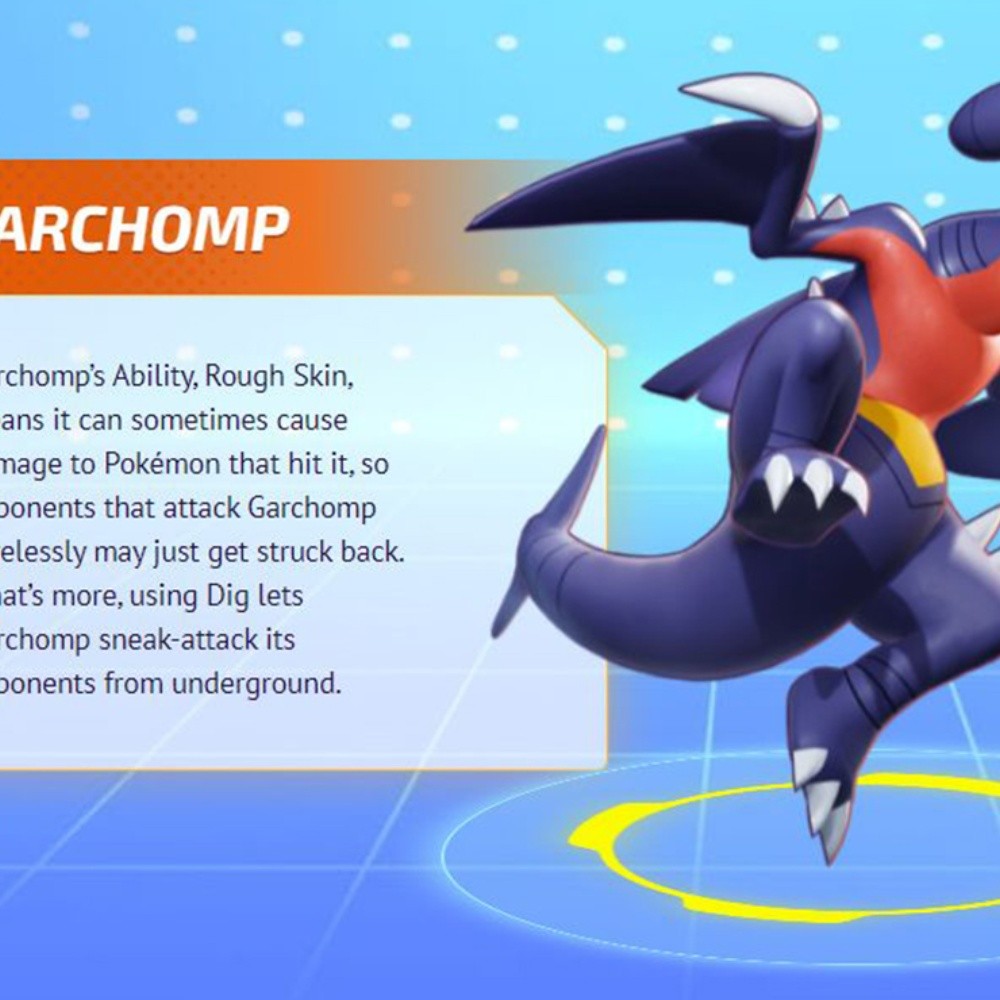 Pokémon Unite: Cuáles son los mejores artículos de Garchomp