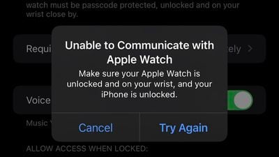 error del reloj de apple del iphone 13