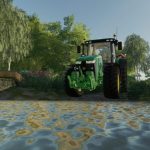 Farming Simulator 19 piezas John Deere junto al lago