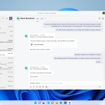 Captura de pantalla de escritura por voz en Windows 11