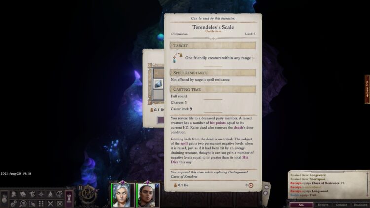 Pathfinder Wrath Of The Righteous Camino Mítico Dragón Dorado Cómo Desbloquear La Guarida De Terendelev Del Dragón Dorado Terendelev Narrador 1a