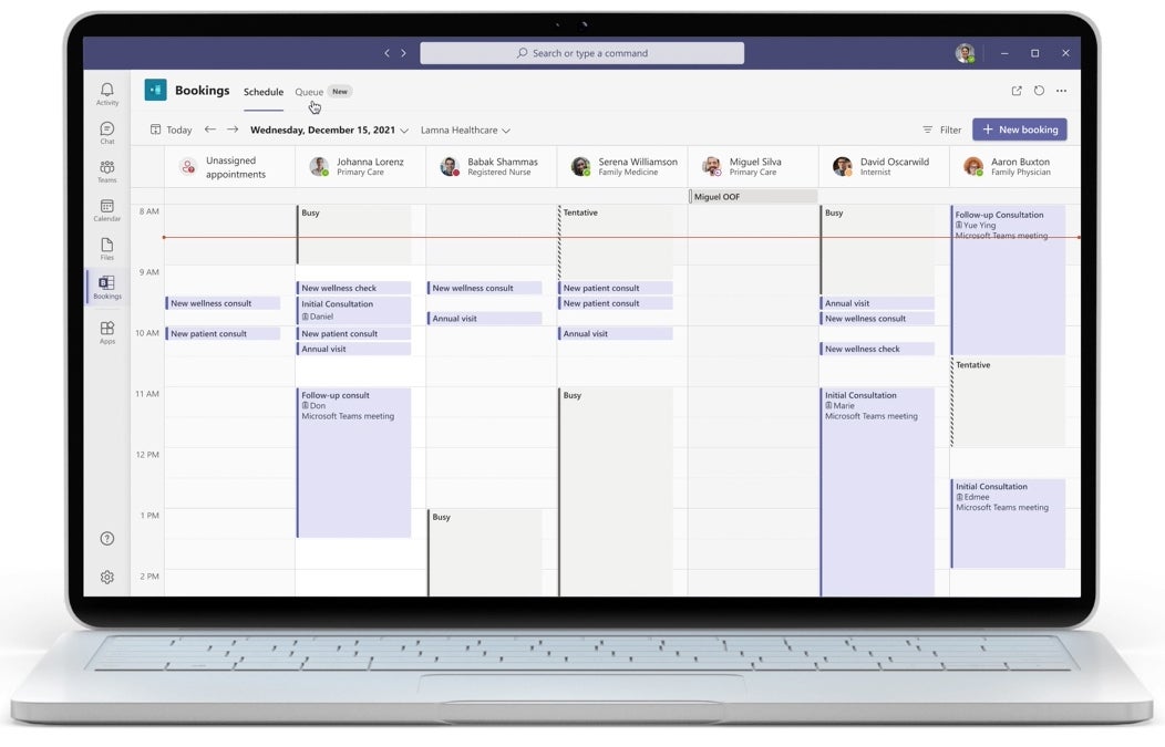 visita 2 de atención médica virtual de microsoft teams