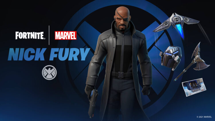 Piel y cosméticos de Fortnite Nick Fury