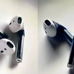 prototipo de airpods translúcido