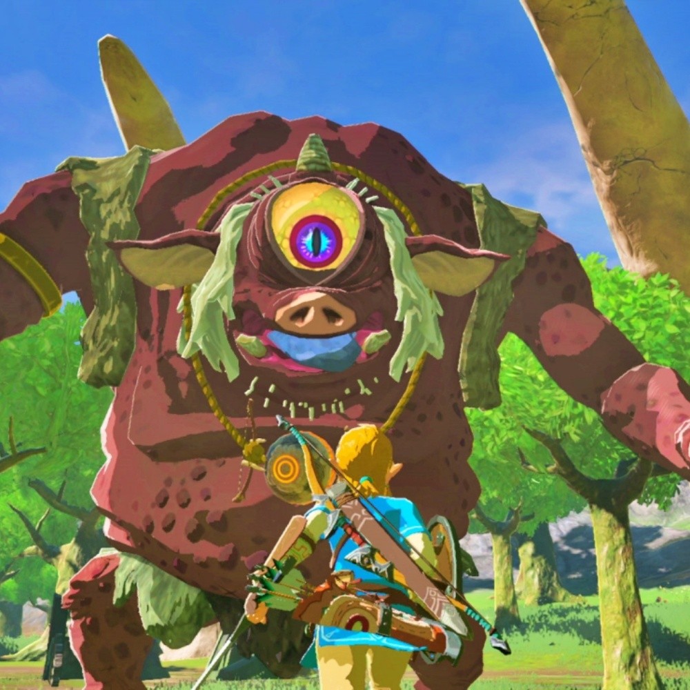 Breath of the Wild: intenta matar un Hinox "estratégicamente" y la cosa acaba mal