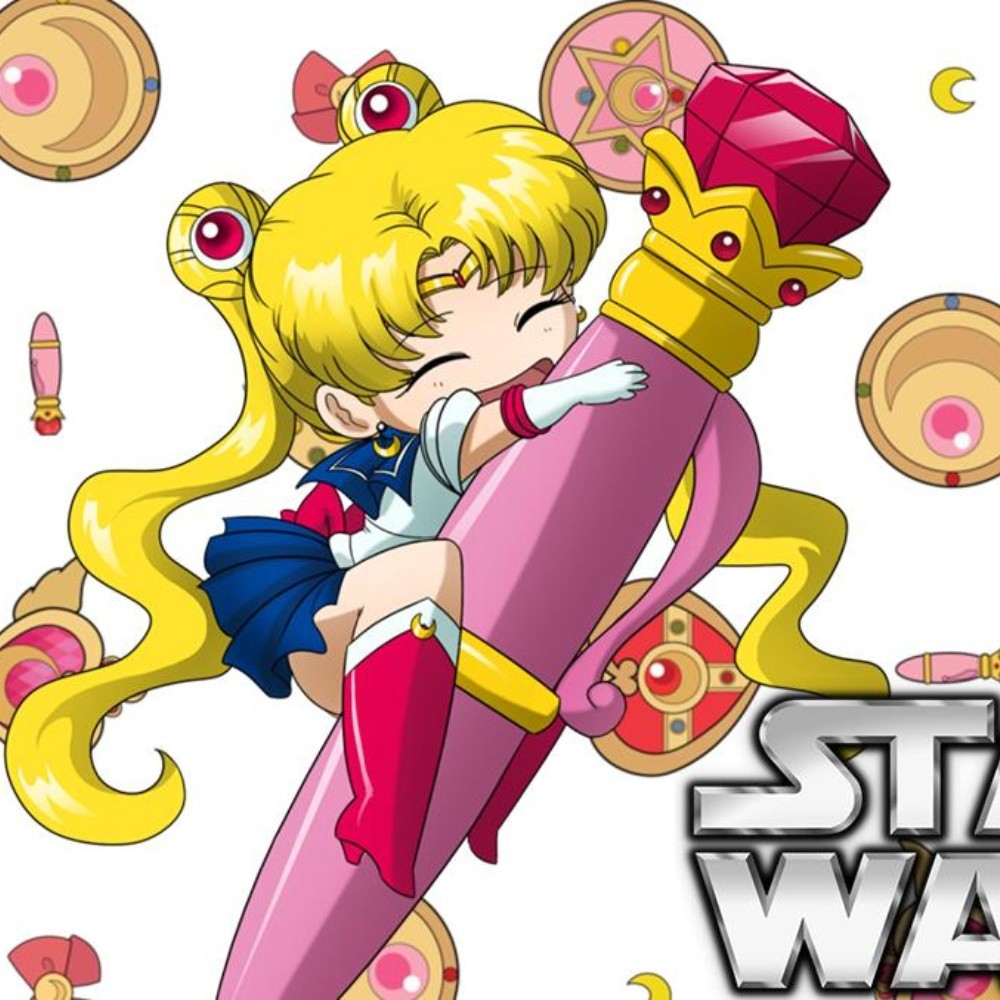 Fan crea un crossover de Usagi Tsukino de Sailor Moon y Rey Skywalker de Star Wars