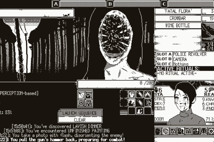 Actualización de World of Horror sin rostro