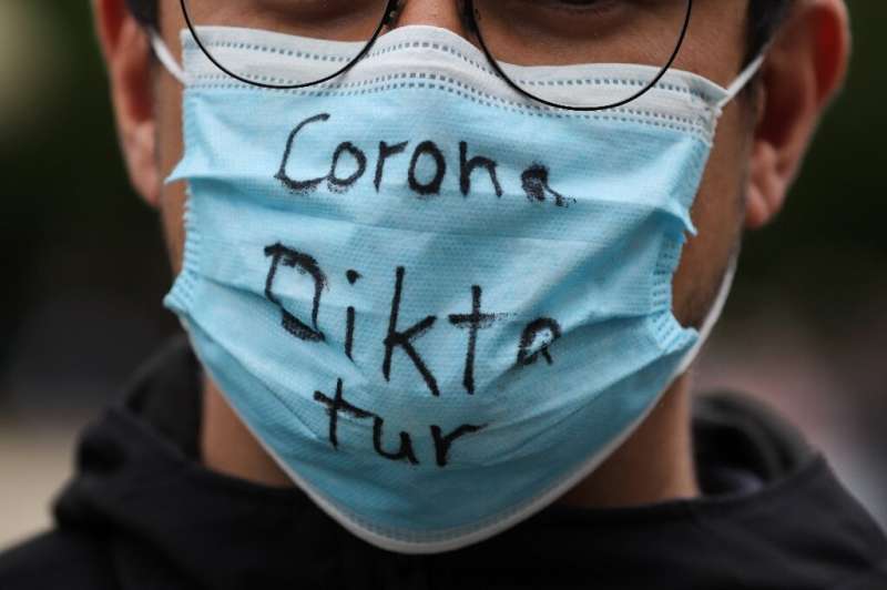 Alemania ha visto protestas regulares, a veces violentas, contra las restricciones gubernamentales relacionadas con Covid
