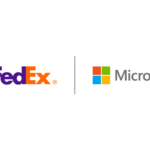 Logotipos de FedEx y Microsoft