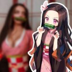 Mich y más de su encantador cosplay de Nezuko Kamado de Demon Slayer