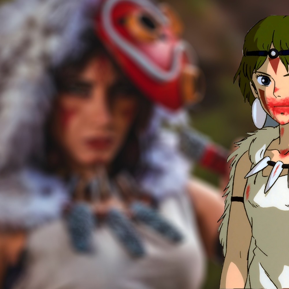 Celeana hace cosplay de la Princesa Mononoke, de la clásica película de Studio Ghibli