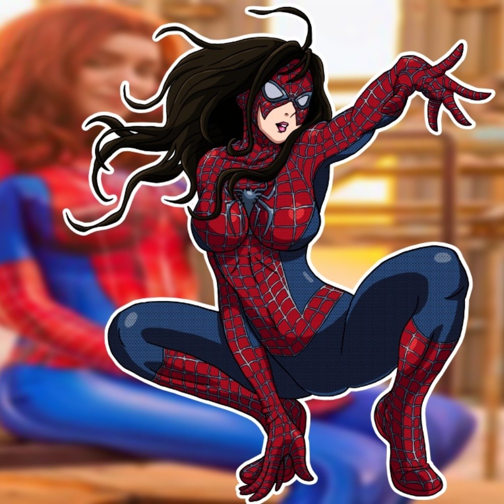 Cosplay: Mary Jane Watson en un mundo sin Peter Parker, se convierte en Spider-Woman, Marvel Cómics