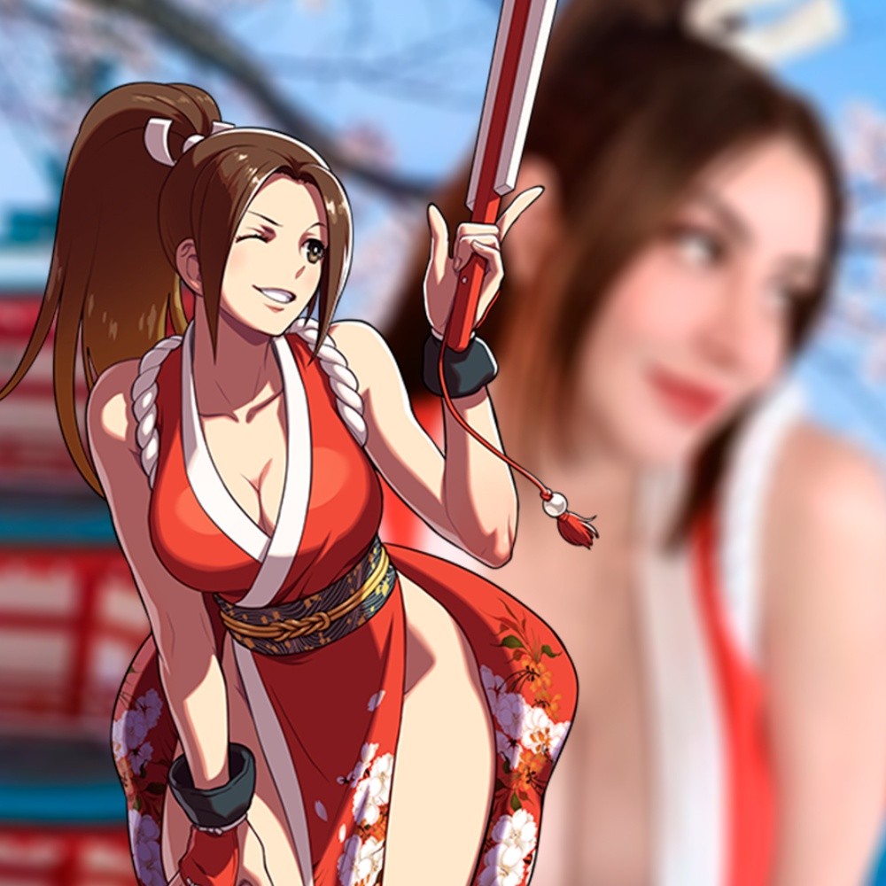 Fabibi hace un fantástico cosplay de Mai Shiranui en The King of Fighters XV