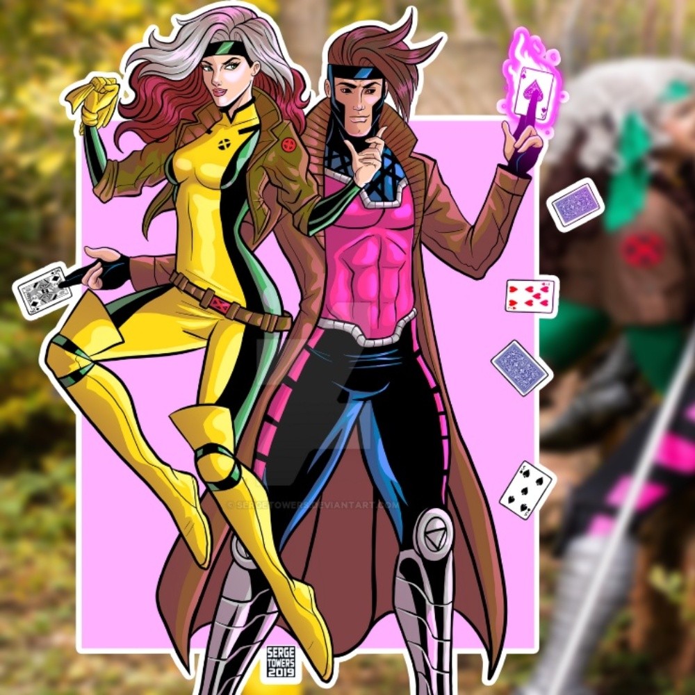 Los cosplayers lograron reflejar la gran historia de amor entre Rogue y Gambito, X-men