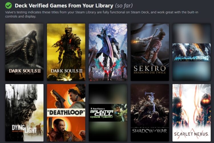 Compatibilidad con Steam Deck