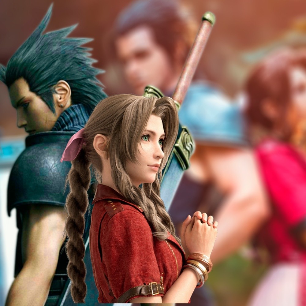 Taryn y Celaena hacen cosplay de Zack y Aerith para los fans de Final Fantasy 7