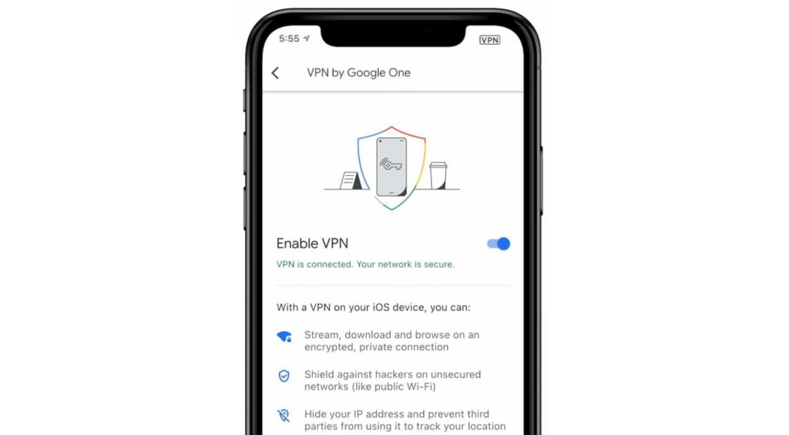 Google One VPN ahora disponible para usuarios de iPhone y iPad