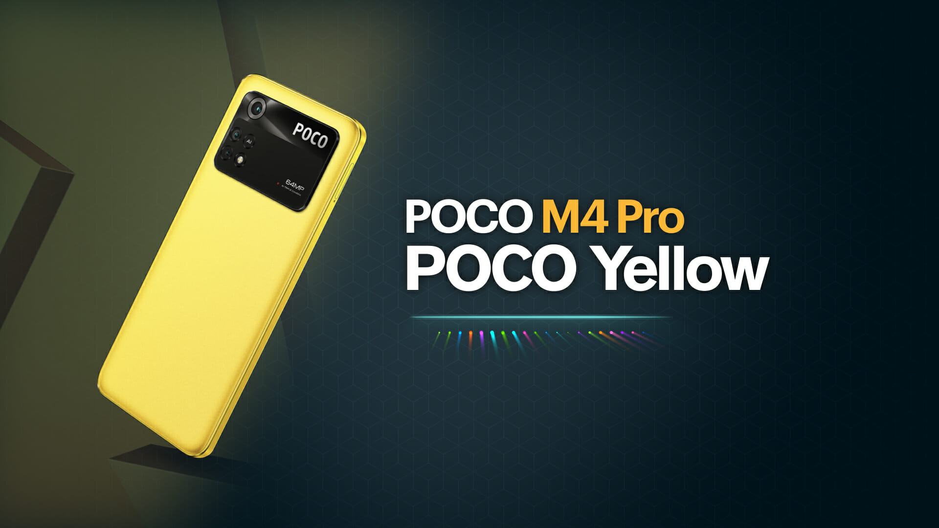 Presentación oficial de POCO M4 Pro; confirma las tres variantes de color