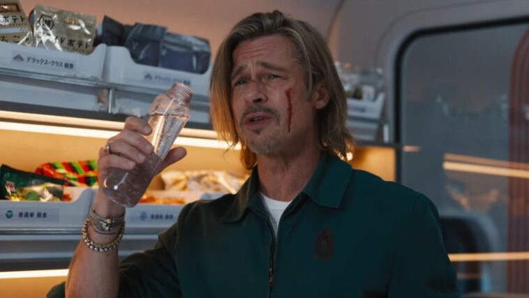 Brad Pitt tiene problemas para mantenerse vivo en el primer tráiler de Bullet Train