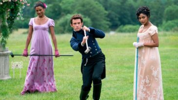 Bridgerton temporada 2 baila vals para grabar números de Netflix