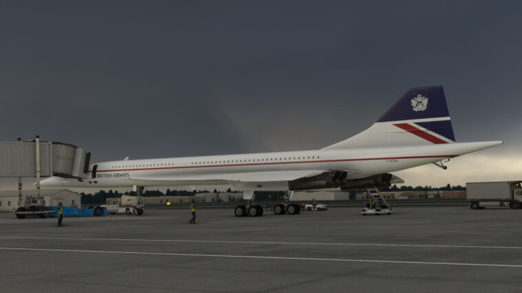 Microsoft Flight Simulator PC Dc diseña Concorde Wip Ground 2