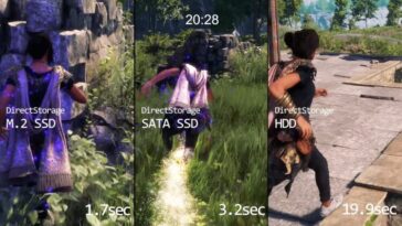 Almacenamiento directo de Forspoken