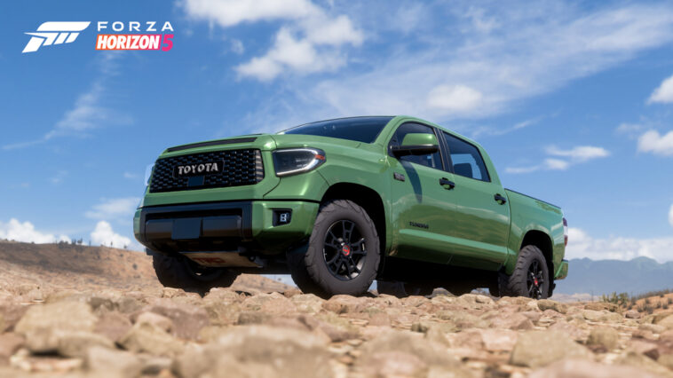 Promoción Toyota Tundra de 5 piezas Forza Horizon