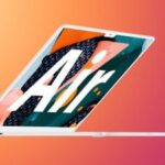 macbook air redondeado naranja simulado