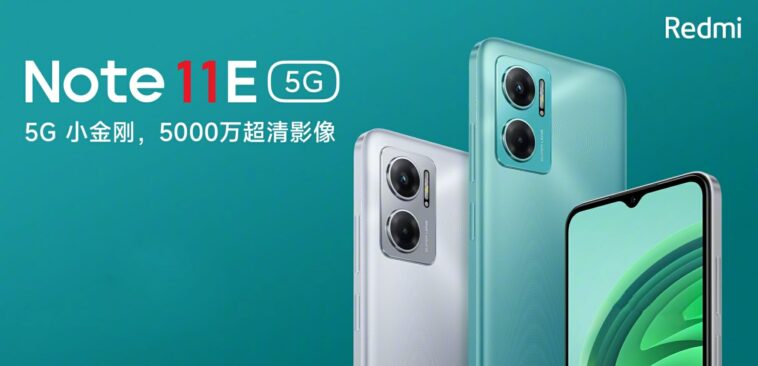 Redmi Note 11E y Note 11E Pro 5G se hacen oficiales en China
