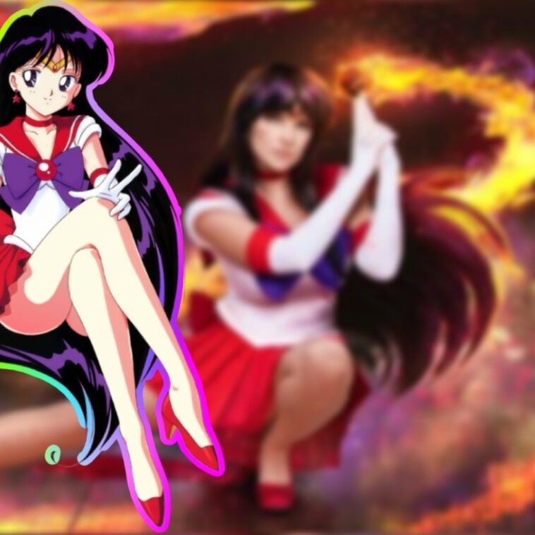 Sailor Moon: cosplayer luce su poderosa versión de Sailor Mars