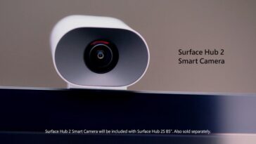 Se lanza la primera cámara inteligente impulsada por IA de Microsoft para Surface Hub 2