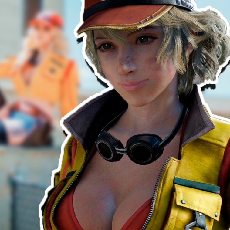 Spooky.foxx en un encantador cosplay de Cindy Aurum de Final Fantasy XV