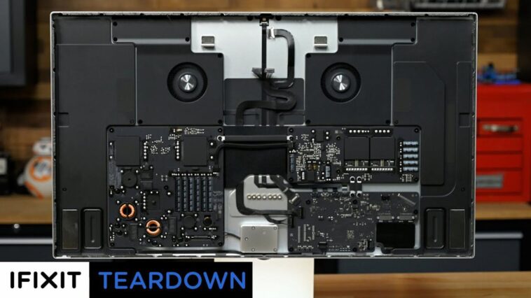 iFixit Teardown: la pantalla de estudio cuenta con una configuración interna similar a la de un iMac