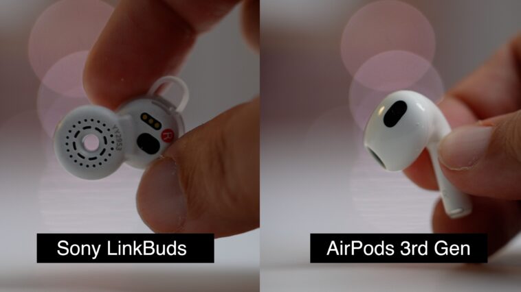 Los nuevos LinkBuds de Sony frente a los AirPods 3 de Apple