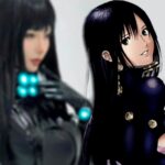 Cosplayer asiática luce uno de los mejores cosplays de Reika Shimohira de Gantz: 0
