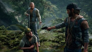 A punta de pistola de Days Gone Crystal Dynamics