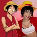 Carolina Lima nos enamora con su propia versión femenina de Luffy de One Piece