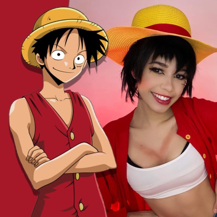 Carolina Lima nos enamora con su propia versión femenina de Luffy de One Piece