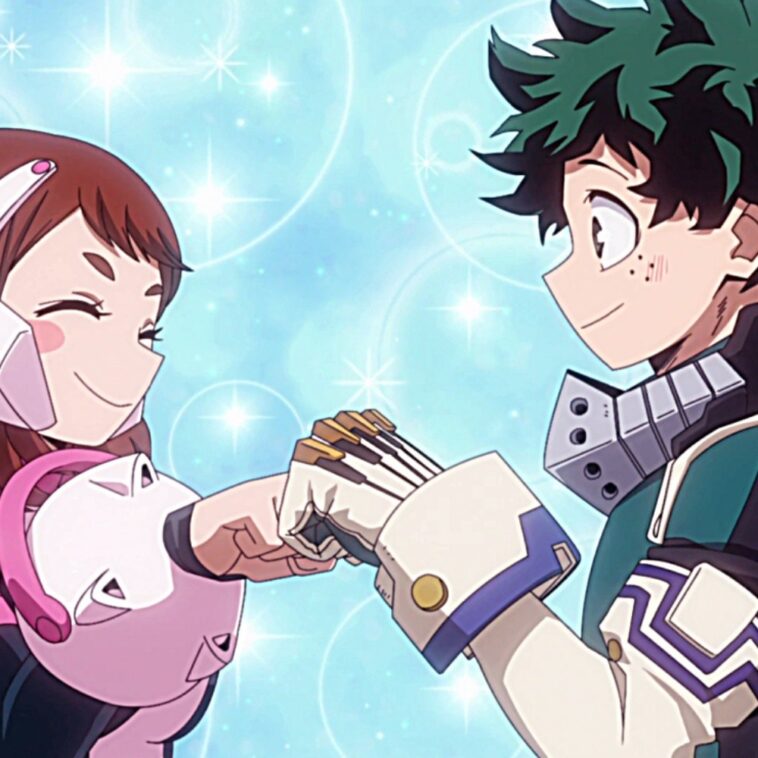 Izuku Midoriya y Uraraka Ochako podrían formar pareja en My Hero Academia