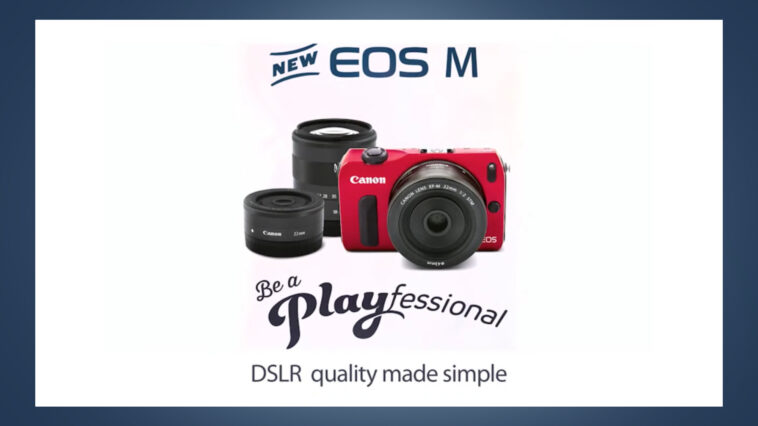 Un anuncio de la cámara Canon EOS M
