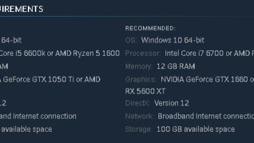 Fifa 23 PC Especificaciones Steam