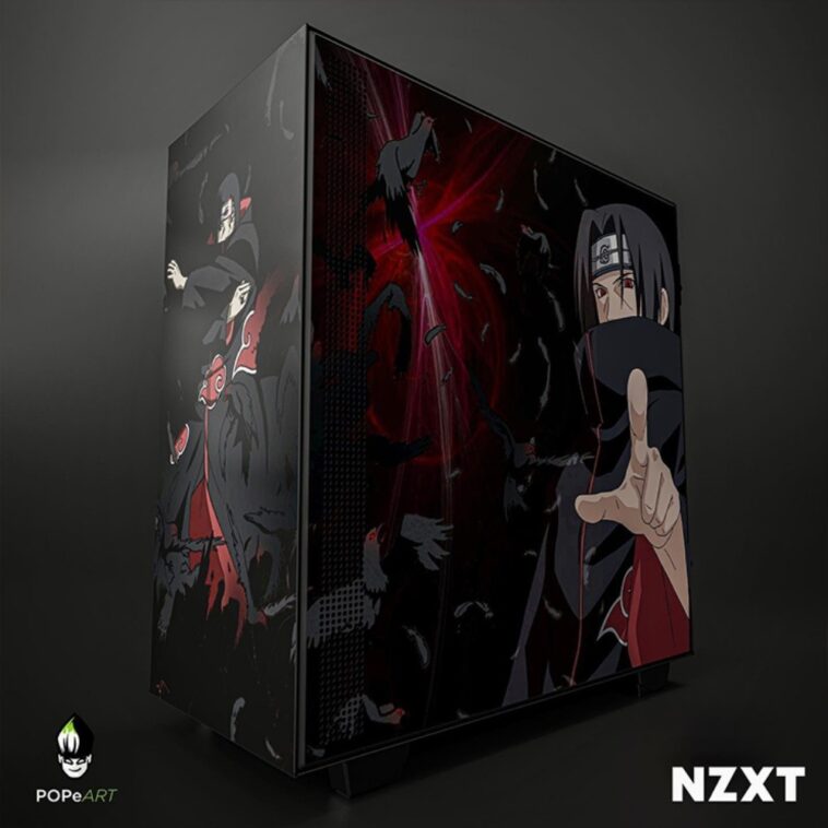 PC Gaming y un concepto de gabinete edición especial dedicada a Itachi Uchiha de Naruto