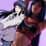 Rusa se convierte en Hinata Hyuga bondage con su lewd cosplay de Naruto Shippuden