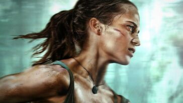 Alicia Vikander as Lara Croft in Tomb Raider (2018)